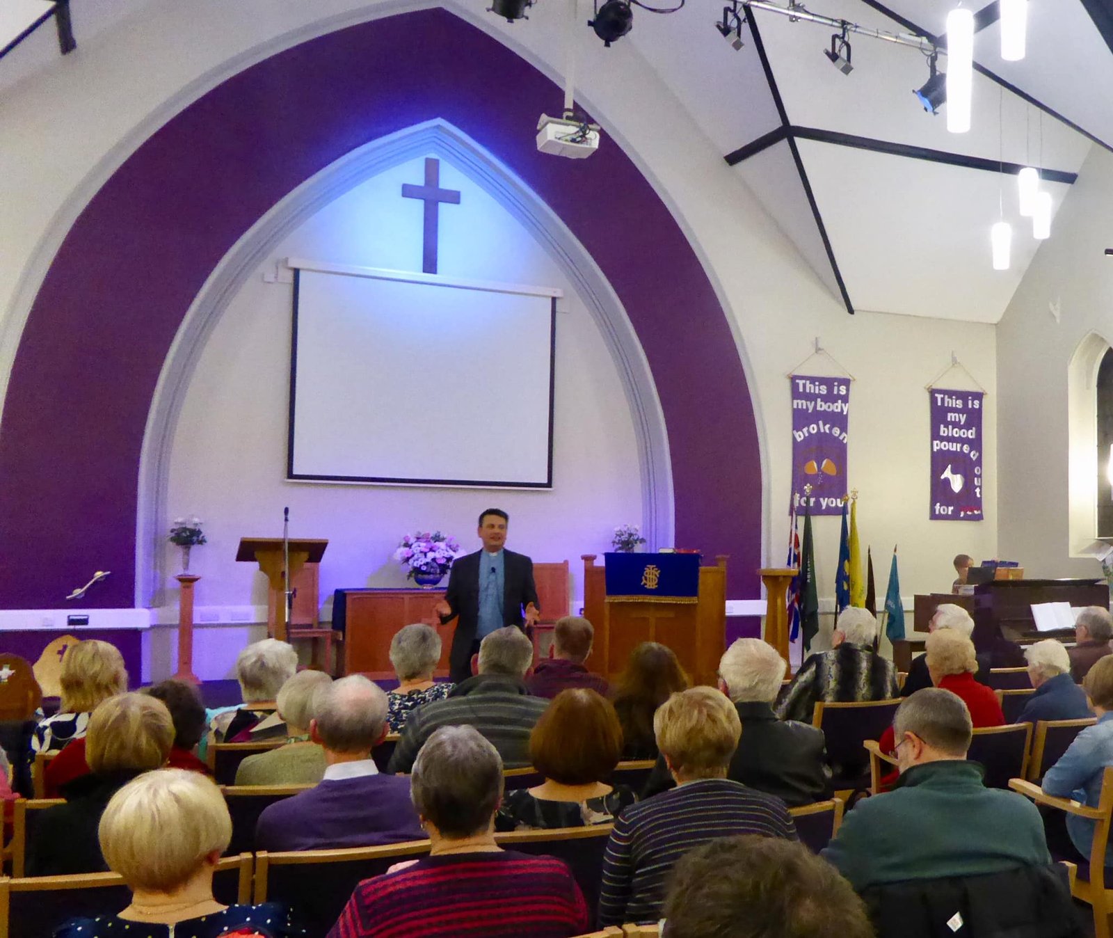 Services at burscough Methodist Church